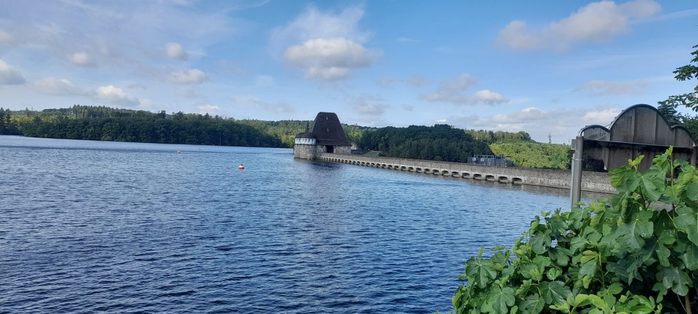 The Möhne Dam and Reservoir